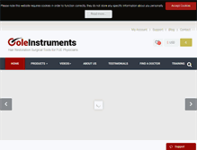 Tablet Screenshot of coleinstruments.com